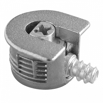 Эксцентриковая стяжка Ф20мм + дюбель 6х7мм, сплав.