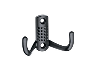 Крючок-вешалка WP-1203 малый с перфорацией, (К23В), черный