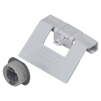 Ручка с поводком для внутренних ящиков ANTARO, Серый металлик