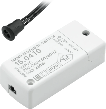 Выключатель мебельный безконтактный, 220V, до 60W, для освещения (двойного действия)