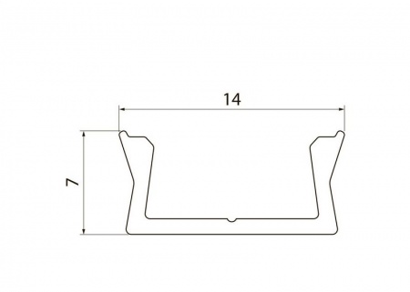Профиль для светодиодных лент GLAX MINI