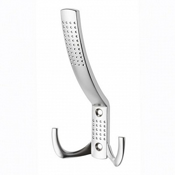 Крючок-вешалка  WP-1108 большой с перфорацией, (К23А), хром матовый