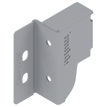Держатель задней стенки ANTARO, высота N (81.5 мм), правый,  Серый металлик