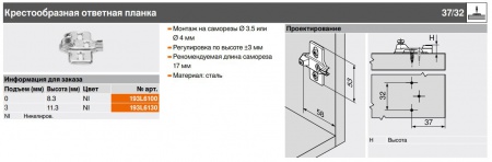 Монтажная планка MODUL