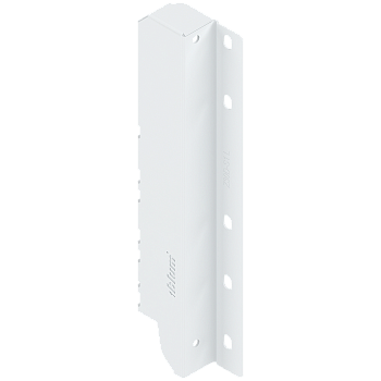 Держатель задней стенки ANTARO, высота D (224 мм), левый, Белый шелк 