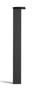 Опора для стола  710x80х40мм, черная