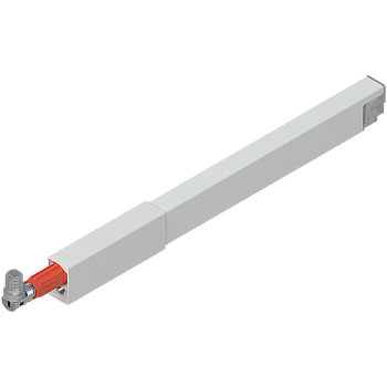 Продольный релинг ANTARO, НД=300 мм, левый, Белый шелк