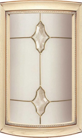 713 дверь гнутая витрина София ПП Кремона Светлая